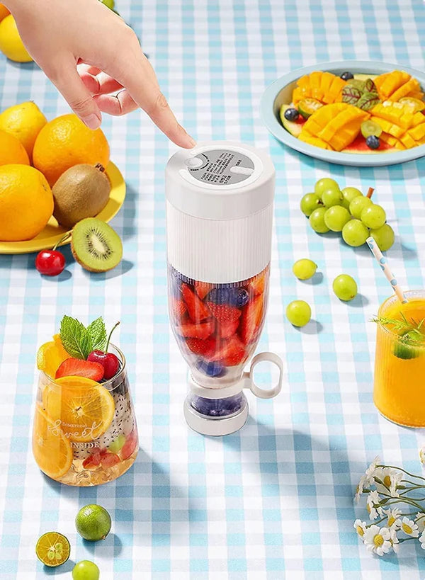 Portable blender bottle